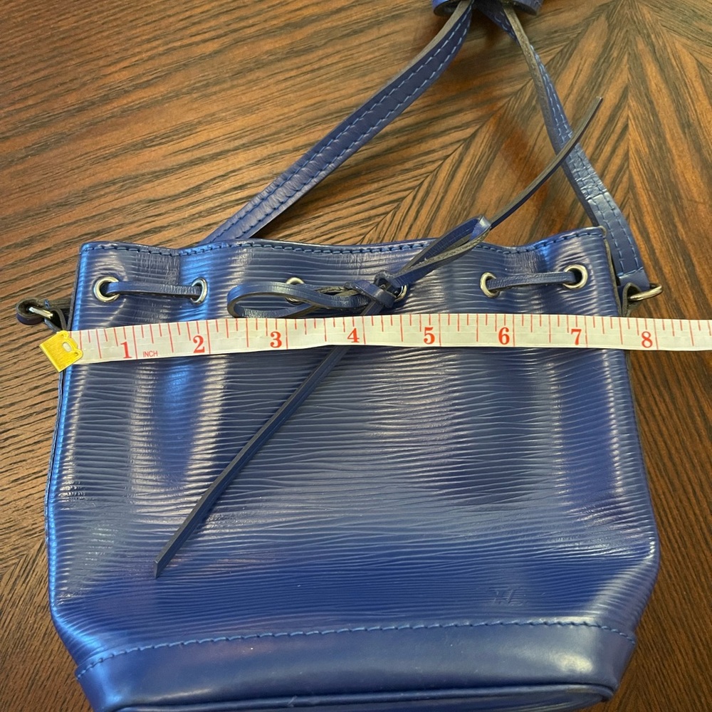 Louis Vuitton Noe Handbag Epi Leather Nano Blue AR1146 - Picture 9 of 10